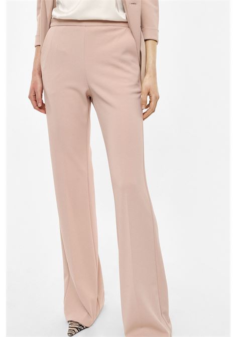 pantaloni flare sartoriali vita alta pinces IMPERIAL | P3E9LAWCIPRIA