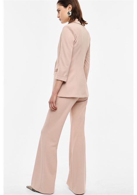 pantaloni flare sartoriali vita alta pinces IMPERIAL | P3E9LAWCIPRIA