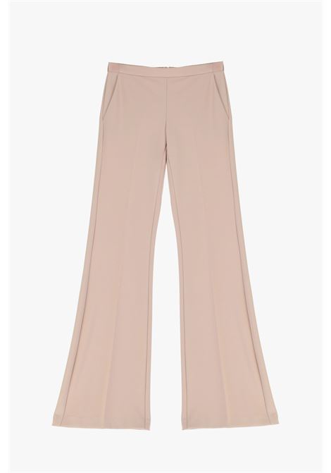 pantaloni flare sartoriali vita alta pinces IMPERIAL | P3E9LAWCIPRIA