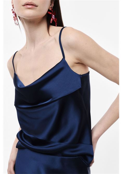 Top con scollo a cascata e spalline sottili IMPERIAL | RIP6LBAPERLA