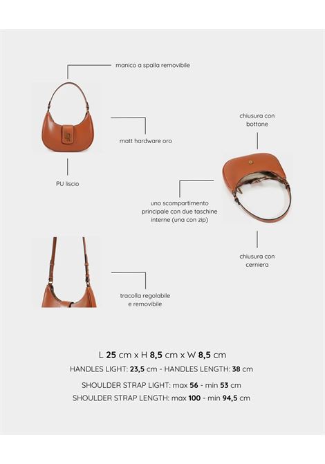 Borsa a spalla BEA - BROWN LABEL ROSE | BEABROWN