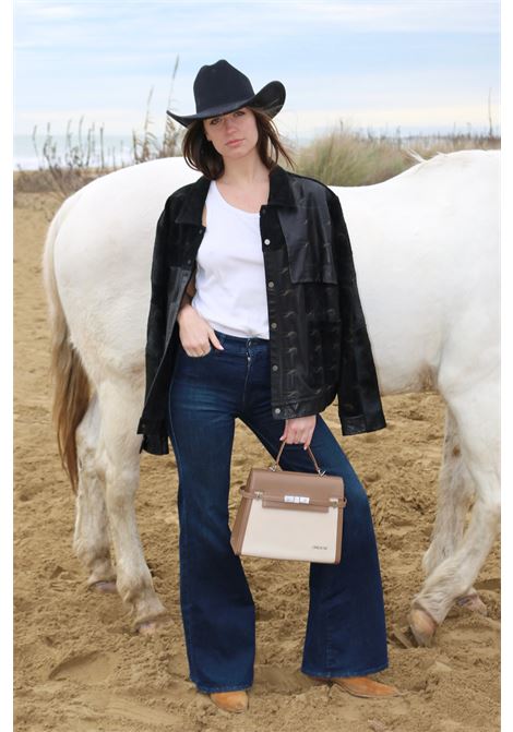 Borsa a mano GRACE SUEDE BIG - TAUPE