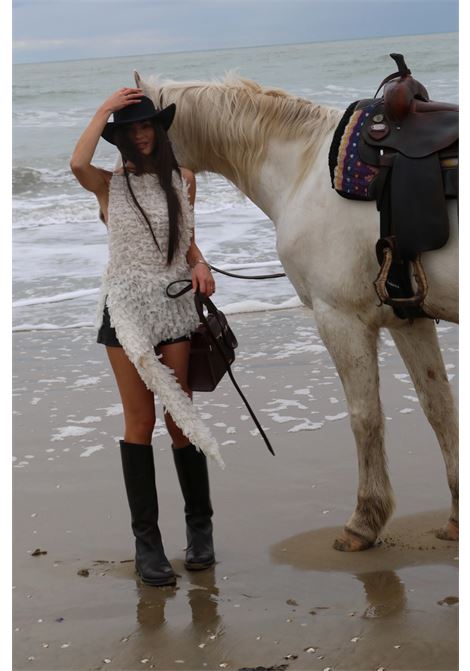 Borsa a mano GRACE SUEDE MEDIUM - BLACK LABEL ROSE | GRACE SUEDE MEDIUMBLACK SILVER