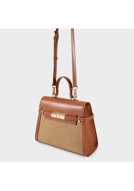 Borsa a mano GRACE SUEDE MEDIUM - CAMEL LABEL ROSE | GRACE SUEDE MEDIUMCAMEL