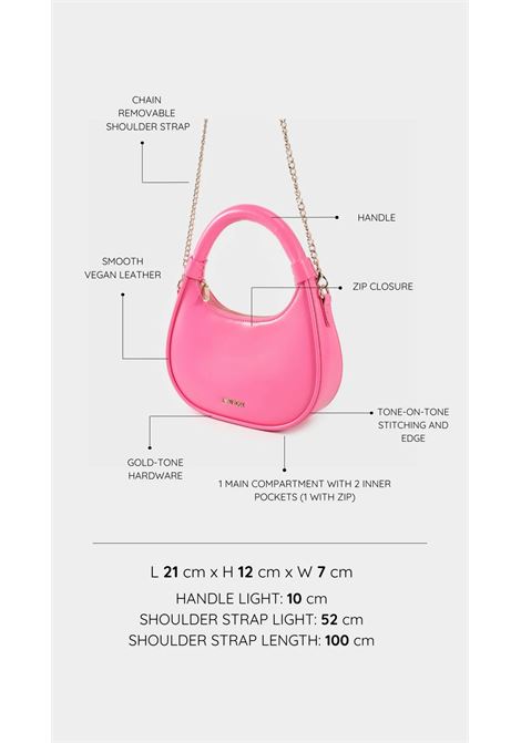 Mini bag a mano LADY - HOT PINK LABEL ROSE | LADYHOT PINK