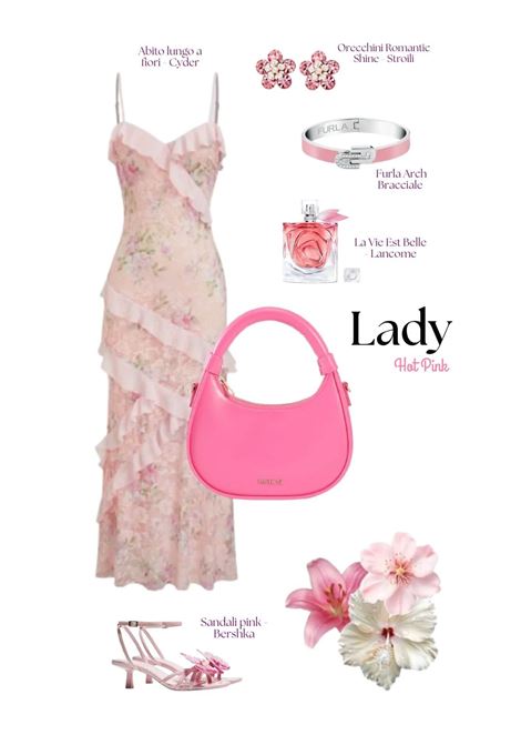 Mini bag a mano LADY - HOT PINK LABEL ROSE | LADYHOT PINK