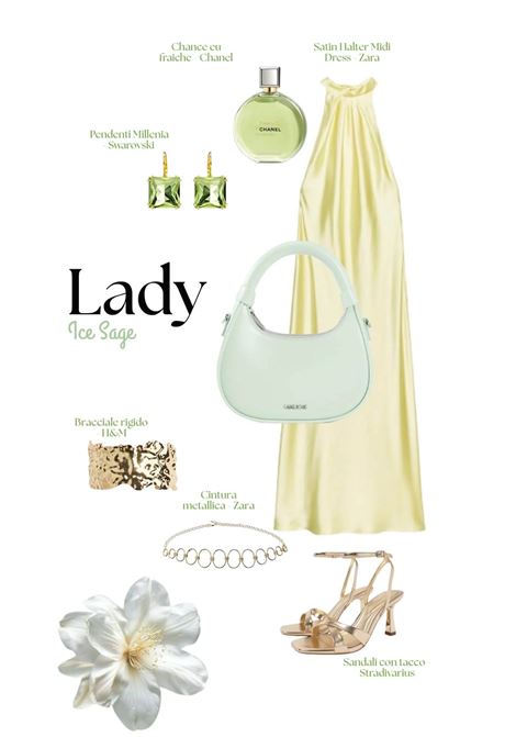 Mini bag a mano LADY - ICY SAGE LABEL ROSE | LADYICY SAGE