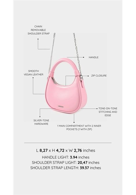 Mini bag a mano LADY - PINK BUBBLE LABEL ROSE | LADYPINK BUBBLE