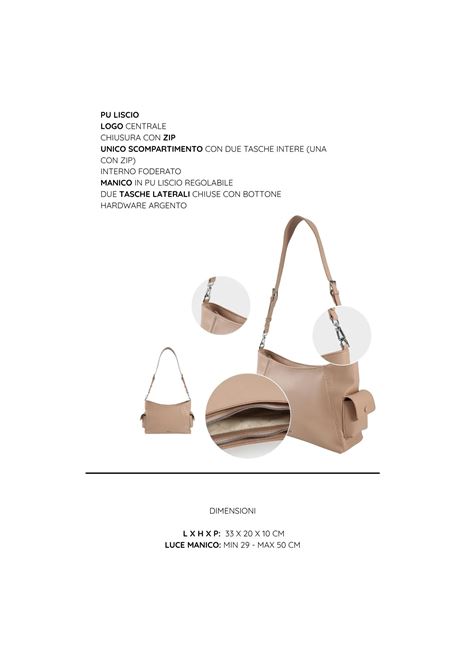 Borsa a spalla LEXI 2.0 LABEL ROSE | LEXI 2.0BEIGE