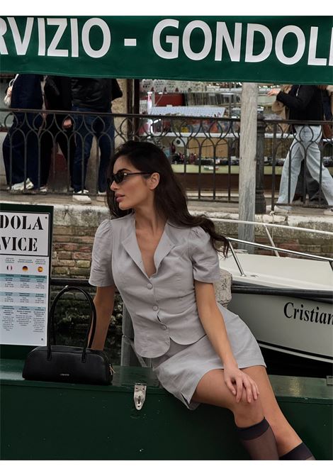 Borsa a spalla LONGUETTE- BLACK GOLD LABEL ROSE | LONGUETTEBLACK