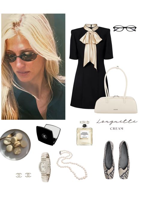 Borsa a spalla LONGUETTE- CREAM LABEL ROSE | LONGUETTECREAM