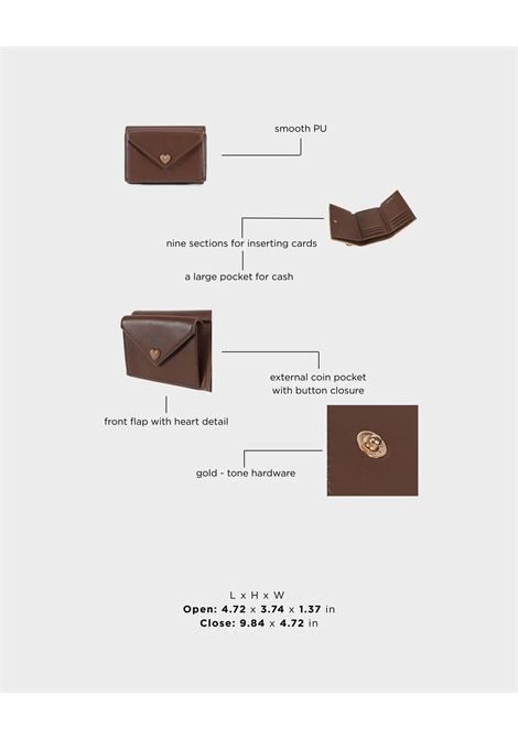 Portafoglio MELROSE WALLET - MOCHA LABEL ROSE | MELROSEMOCHA