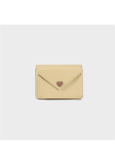 Portafoglio MELROSE WALLET - NUT CREAM LABEL ROSE | MELROSENUT CREAM