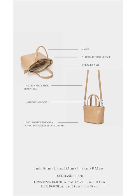 Borsa a mano NINA LABEL ROSE | NINABEIGE