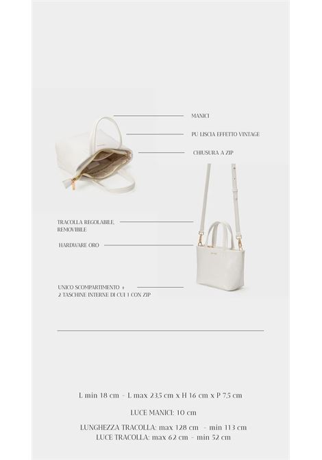 Borsa a mano NINA LABEL ROSE | NINAWHITE