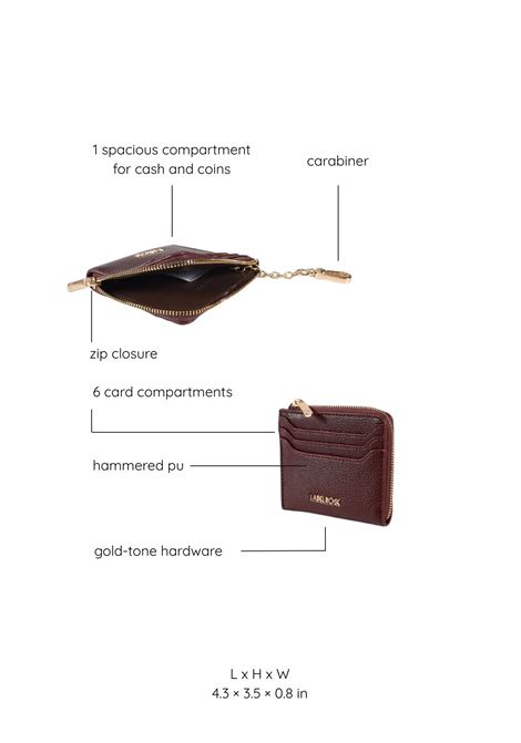 Portafoglio PARIS WALLET - MOCHA LABEL ROSE | PARIS WALLETMOCHA