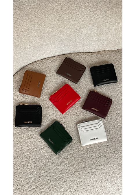 Portafoglio PARIS WALLET - MOCHA LABEL ROSE | PARIS WALLETMOCHA