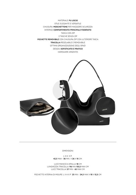 Shopper bag RUBY LABEL ROSE | RUBYBLACK