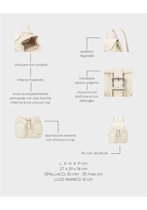 Zaino SUMMER BACKPACK - CREAM LABEL ROSE | SUMMER BACKPACKCREAM