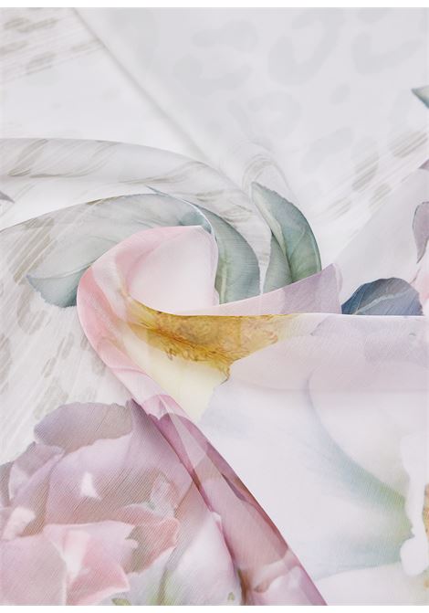 Foulard grande con peonie LIUJO | 2A6044T2745X0756