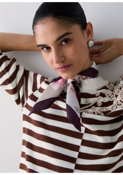 Foulard piccolo a fiori