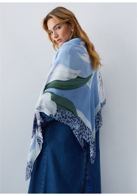 Foulard grande con orchidea LIUJO | 2A6050T273853932