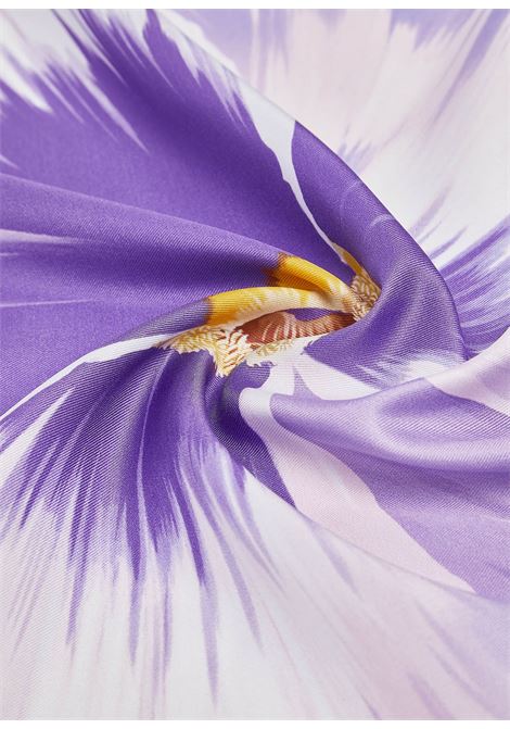 Foulard con fiore viola LIUJO | 2A6053T274500102