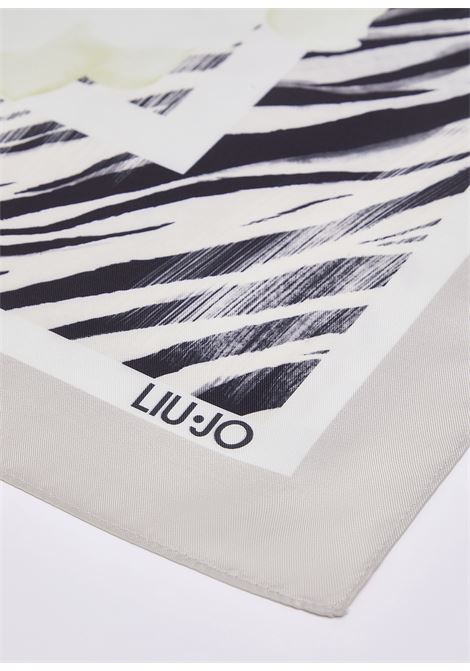 Foulard con fiore Peonia LIUJO | 2A6053T274509261