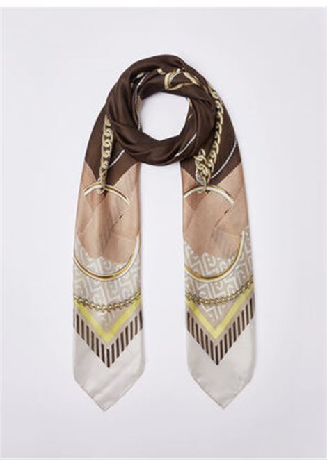 Foulard con nastri beige LIUJO | 2A6055T274500005