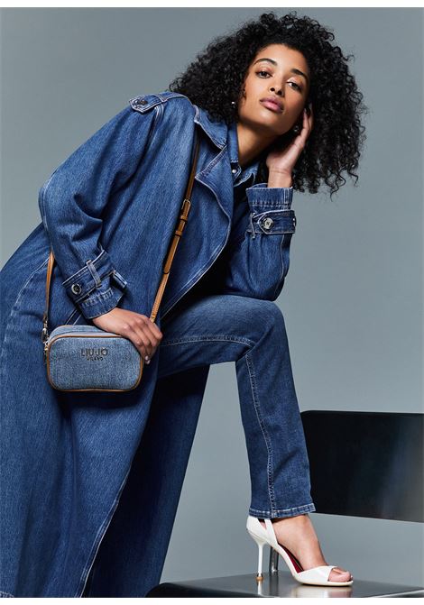 Borsa a tracolla piccola in denim LIUJO | AA6100T377A74015