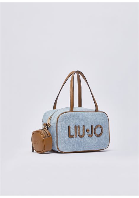 Borsa bowling media in denim LIUJO | AA6113T377A74015