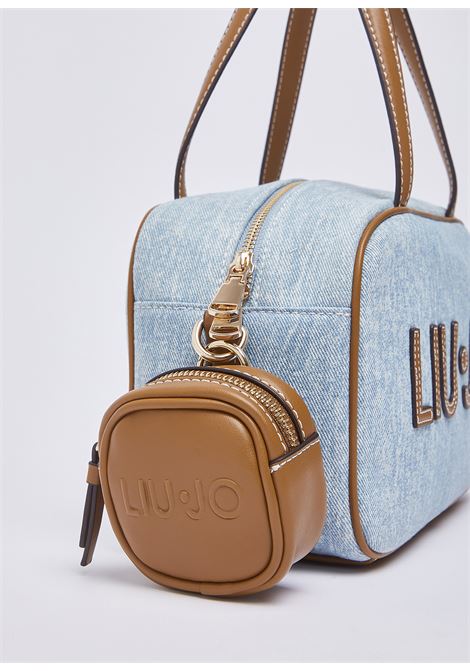 Borsa bowling media in denim LIUJO | AA6113T377A74015