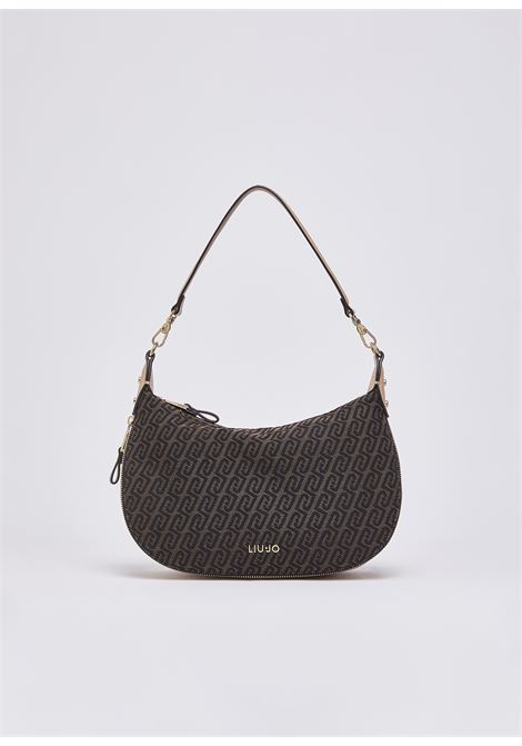 Borsa a spalla media jacquard LIUJO | AA6133T378A00533