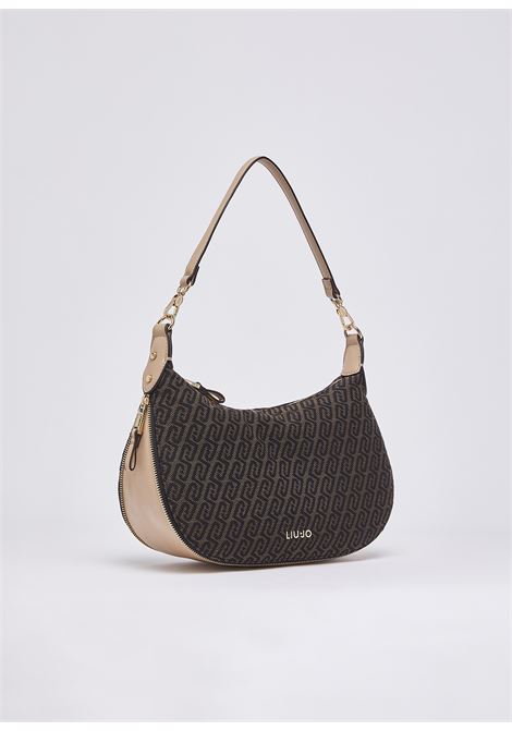 Borsa a spalla media jacquard LIUJO | AA6133T378A00533