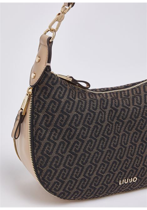 Borsa a spalla media jacquard LIUJO | AA6133T378A00533