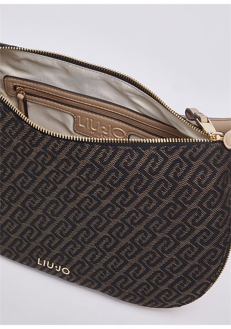 Borsa a spalla media jacquard LIUJO | AA6133T378A00533