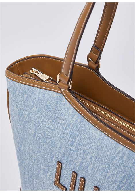 Borsa tote grande in denim LIUJO | AA6208T377A74015