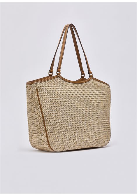 Borsa tote grande in rafia LIUJO | AA6208T383A00005