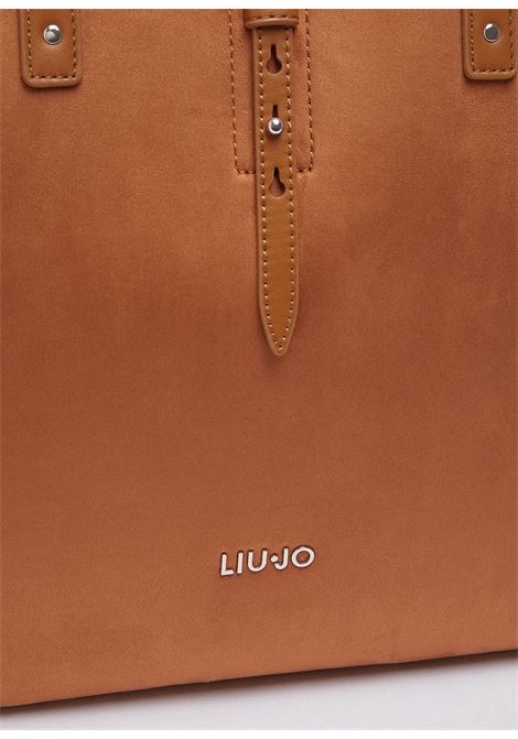 Tote bag grande con borchie LIUJO | AA6223T426AX0742