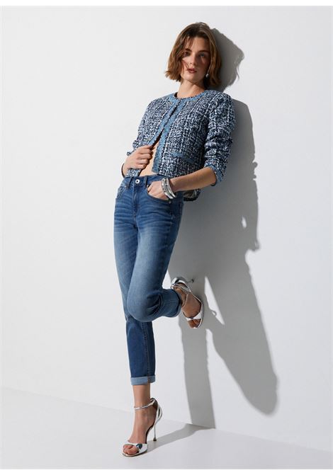 Jeans skinny con risvolto LIUJO | UA6006D031879012