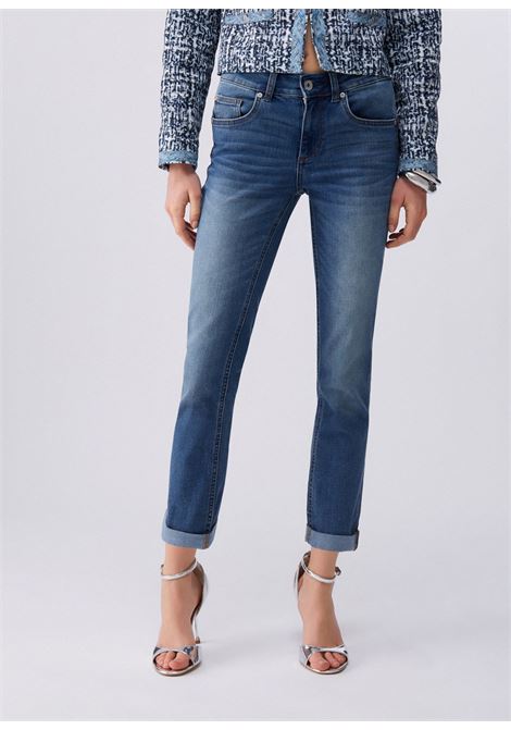 Jeans skinny con risvolto LIUJO | UA6006D031879012