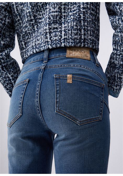 Jeans skinny con risvolto LIUJO | UA6006D031879012