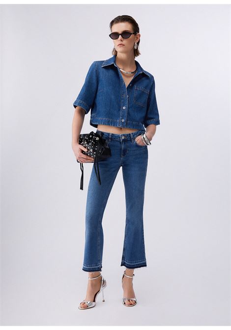Jeans bootcut con orli unfinished LIUJO | UA6022D031078801