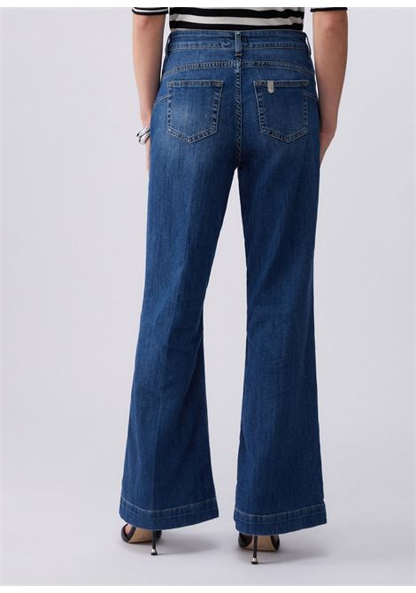 Jeans flare a vita alta con bottoni LIUJO | UA6162D027578988