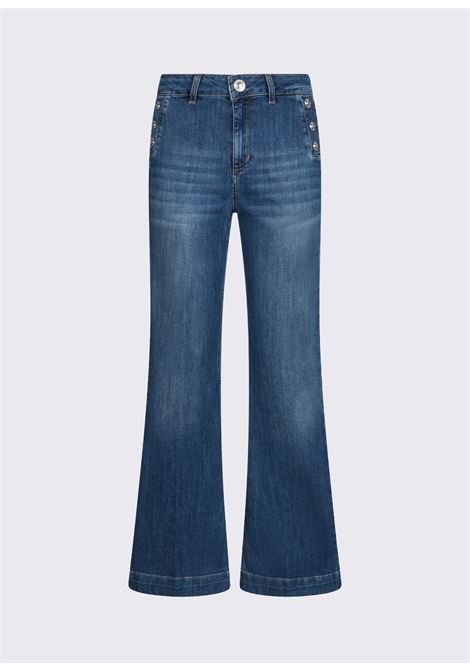 Jeans flare a vita alta con bottoni LIUJO | UA6162D027578988