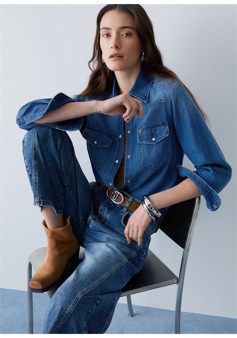 Camicia in denim LIUJO | UA6339D485179053