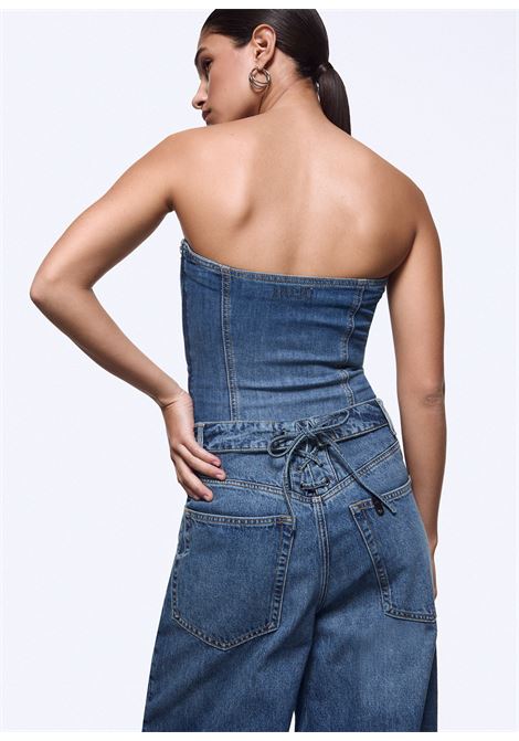 Top bustier in denim LIUJO | UA6506 D039979157