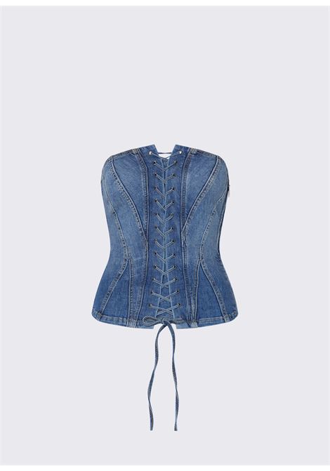 Top bustier in denim LIUJO | UA6506 D039979157
