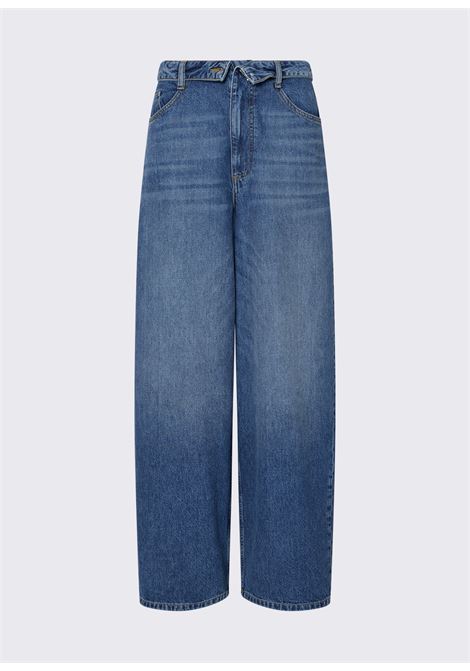 Jeans baggy con stringhe LIUJO | UA6510 D040079157