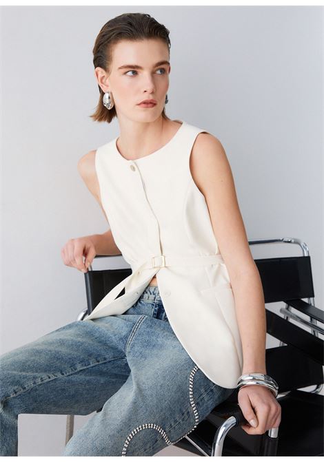 Gilet con cintura LIUJO | WA6209TS896X0760